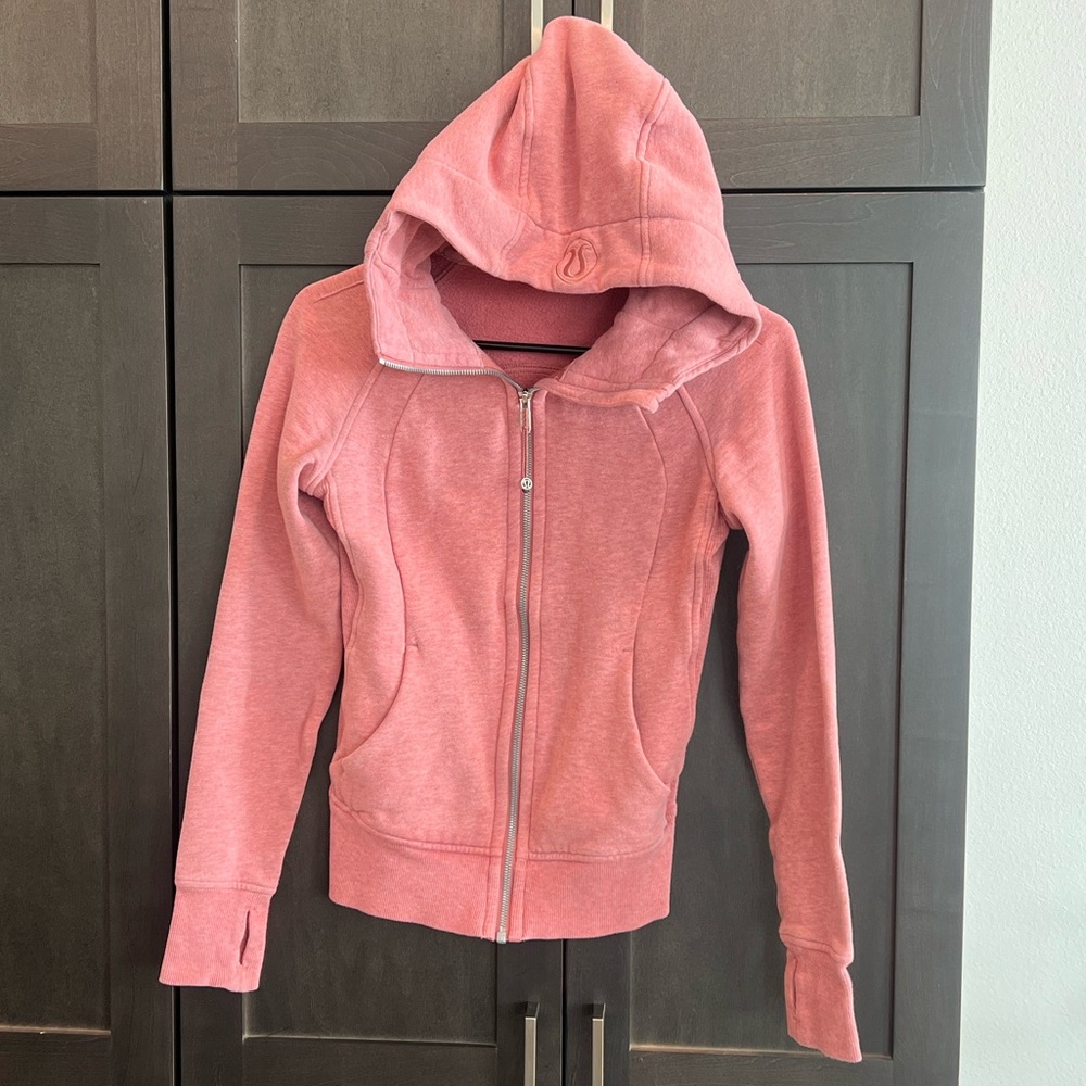 Lululemon Scuba Hoodie – Cherry tint– Women’s XS